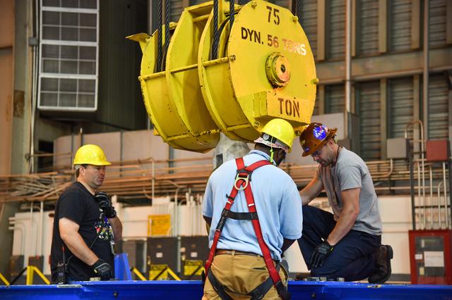 NASA image: Space Launch System Liquid Oxygen Tank Test Article Manufacturing at NASA’s Michoud Assembly Facility
